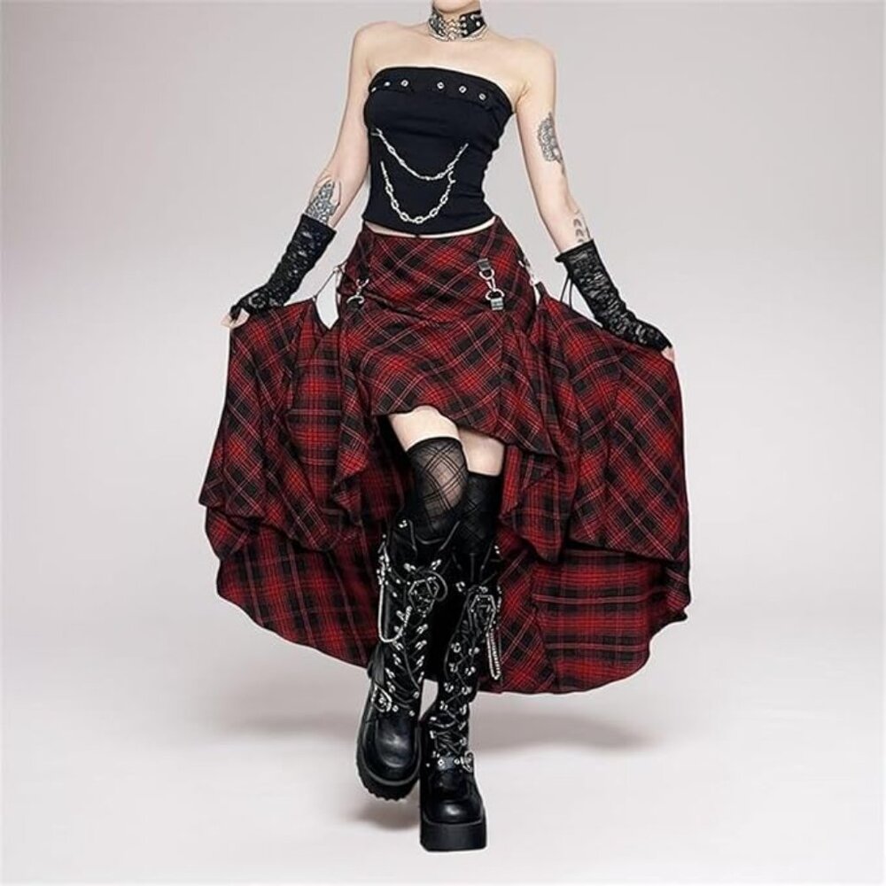 Asymmetrical Midi Skirt